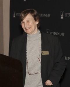 Professor Ellen S. Podgor is this year's J. Ben Watkins Award recipient.