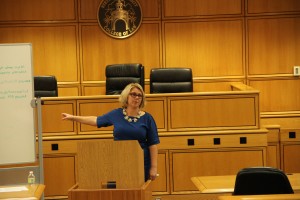 Nicole Bermel Dunlap of FordHarrison, LLP, talked with Stetson Law students about pregnancy discrimination.