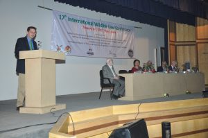 Professor Royal Gardner, director of Stetson Institute for Biodiversity, presented at the conference in India.