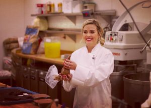 In one episode, Brown tries her hand at making desserts like the pros. Photo courtesy Madison Brown.
