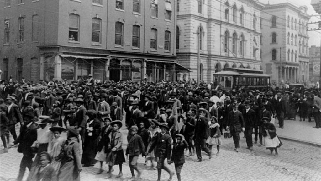 A Juneteenth parade in Richmond, Va., in 1905.