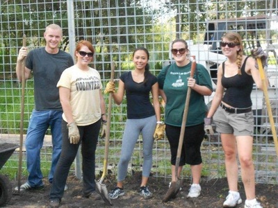 student volunteers