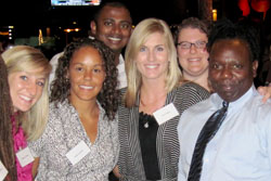 Innocence Initiative members standing next to Alan Crotzer