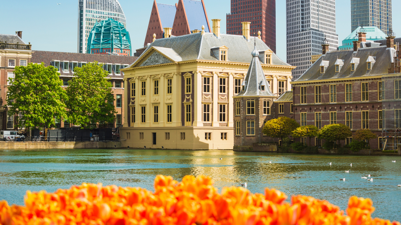 The Binnenhof at night