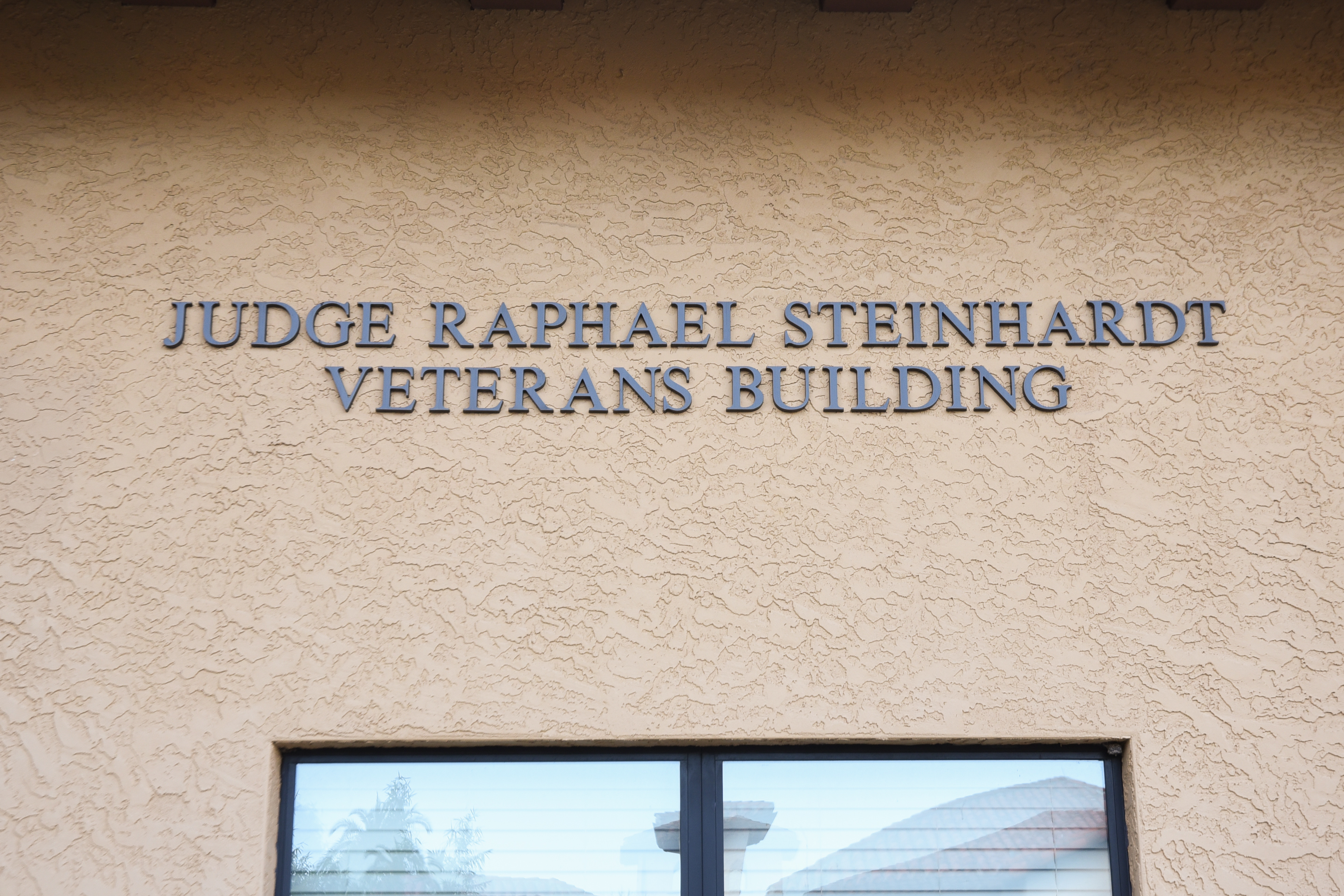 Judge Steinhardt name on building
