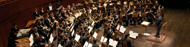 music students during concert