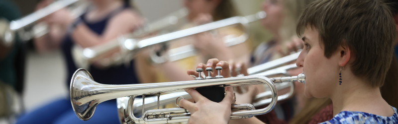 group picture of brass ensemble