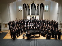 Choral Union members at Lee Chapel