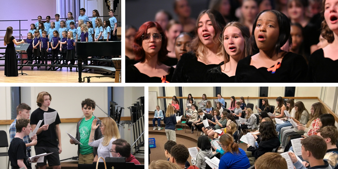 Stetson Young Singers Choir Rehearsal and Performance