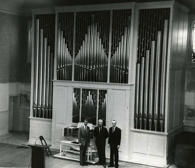 Massive Beckerath Organ purchased for use in the Elizabeth Hall Chapel