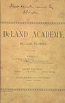 DeLand Academy Bulletin