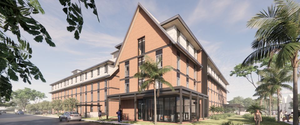 residence hall bert fish street view