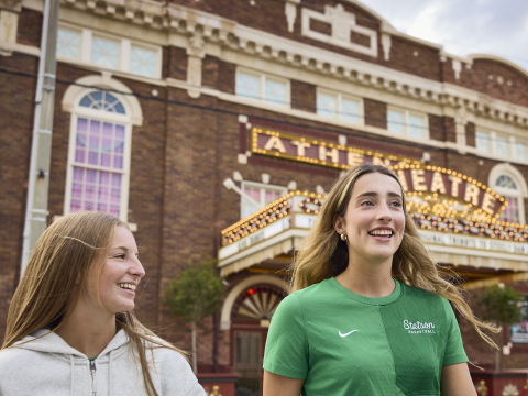 students in mainstreet deland