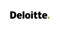 Deloitte black and white Logo