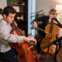 A nondescript thumbnail representing the Music program.