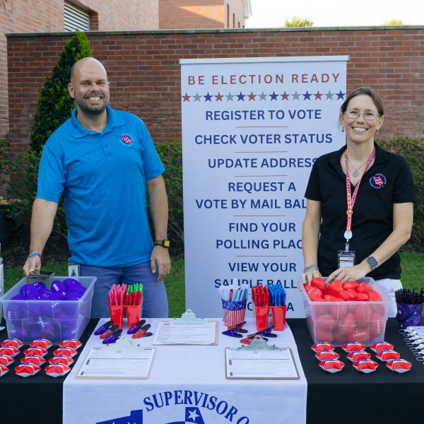 voter registration table