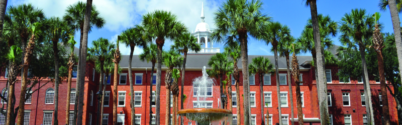 Elizabeth Hall with the Holler Fountain