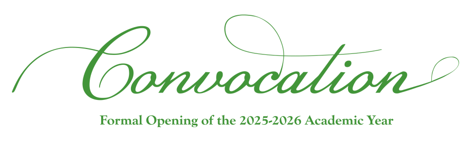 Convocation Banner for the academic year