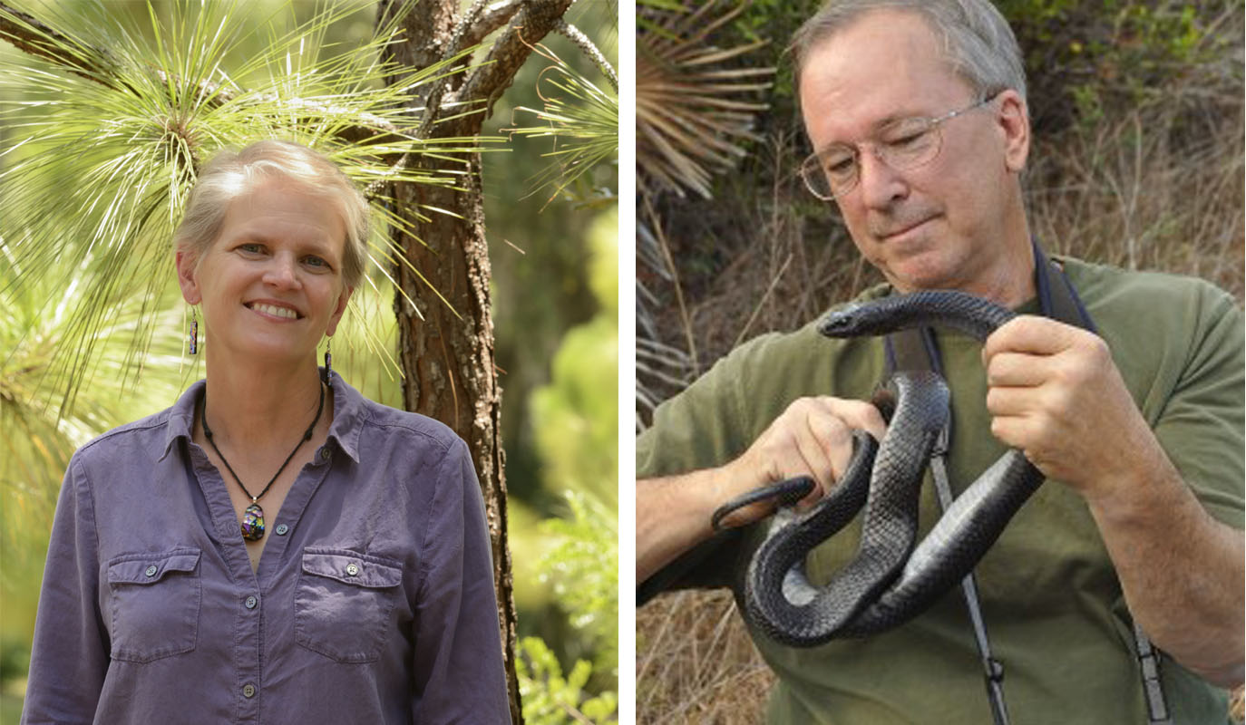 Professors Cindy Bennington and Peter May, Biology