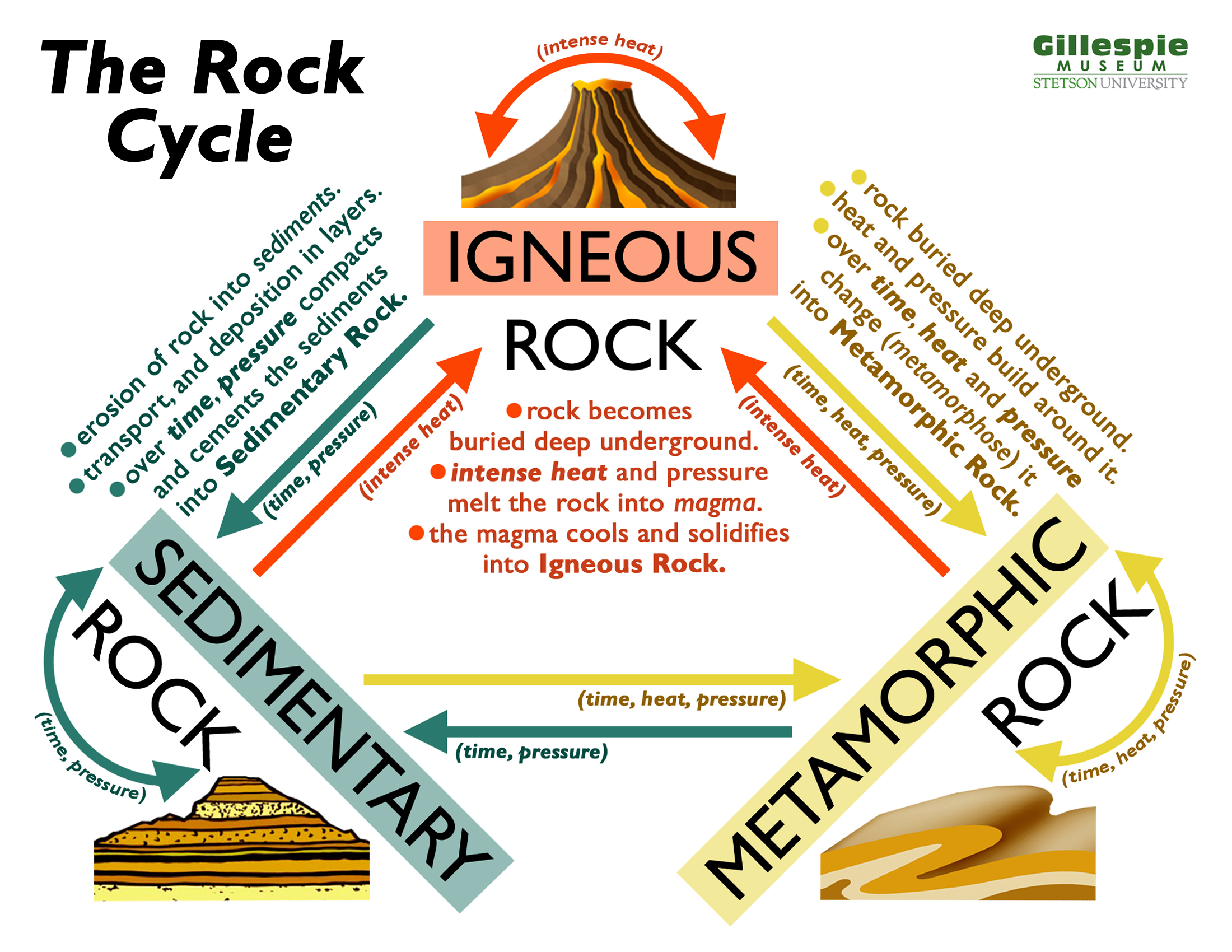 Geology and Mineralogy Resources - Stetson University In The Rock Cycle Worksheet