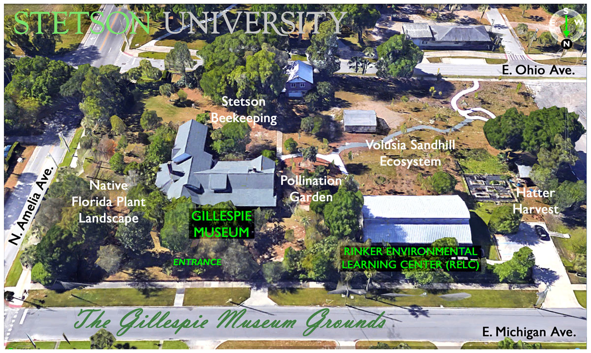 Gillespie Museum Grounds aerial map