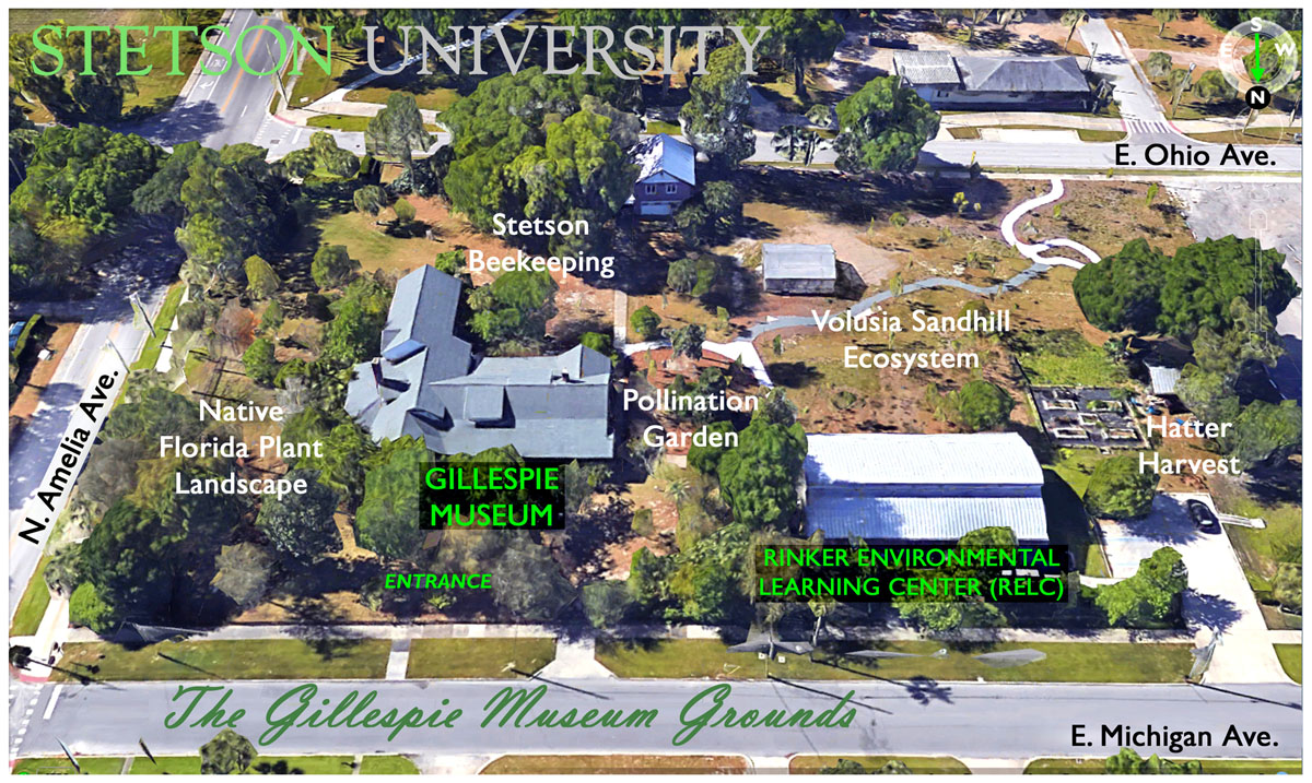 Gillespie Museum Grounds aerial map Gillespie Museum Grounds aerial map