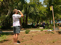 Ethan Royal conducted visual bird surveys on the landscape, in other areas of campus and at two different intact sandhill sites.