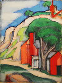 Bluemner Painting