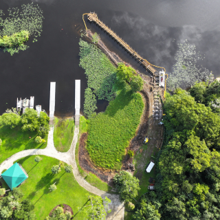 Matt's Point under construction in Summer 2026