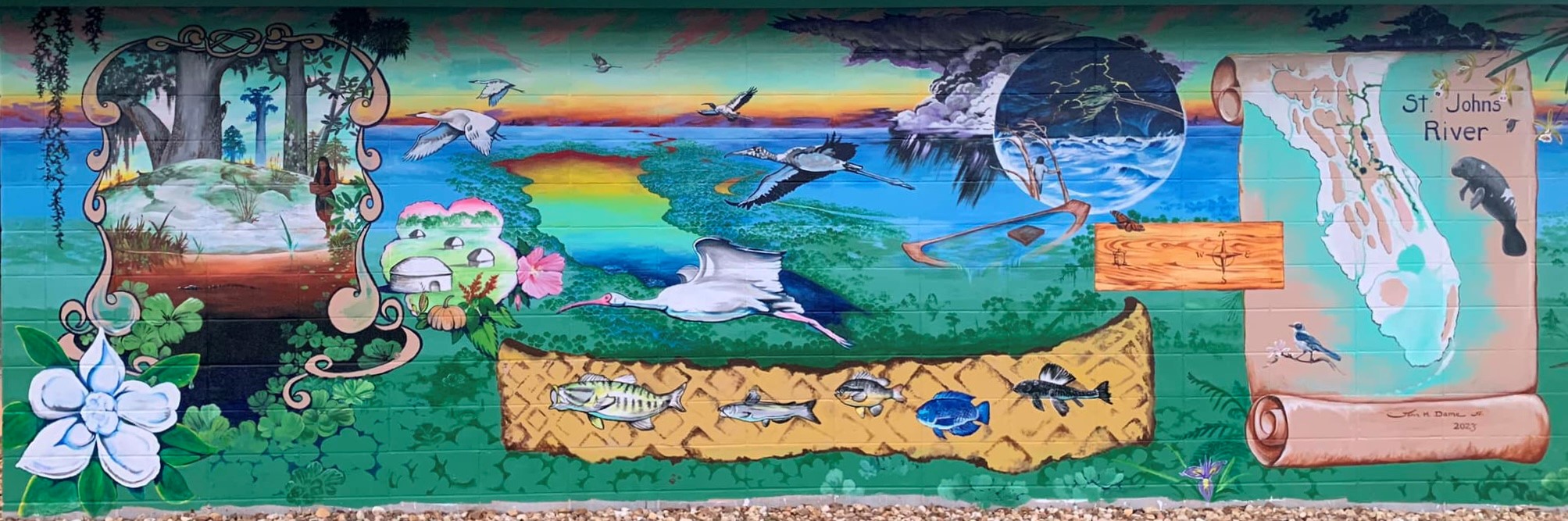 The Lake Beresford Historic Mural