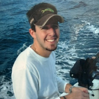 Matt Oyler on fishing boat