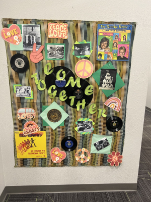 Door Decoration from Finance Office