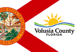 FL Flag and Volusia County logo