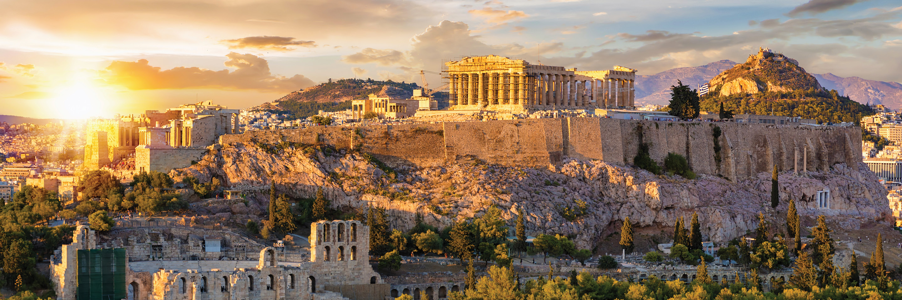 Landscape of Athens, Greece