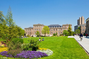 University of Leicester campus in Leicester, United Kingdom