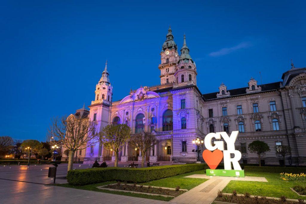Széchenyi István University campus in Győr, Hungary