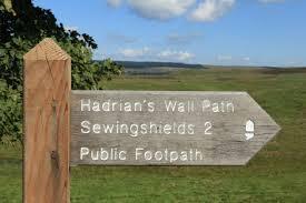 Hadrian's Wall Path Sign