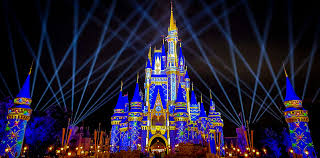 Disney World Magic Kingdom at night