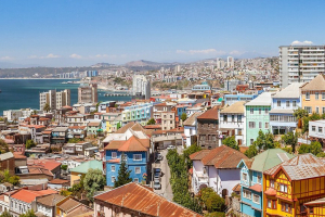 Pontificia Universidad Católica de Valparaíso campus in Valparaíso, Chile