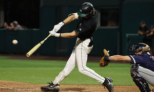 baseball batter swinging bat